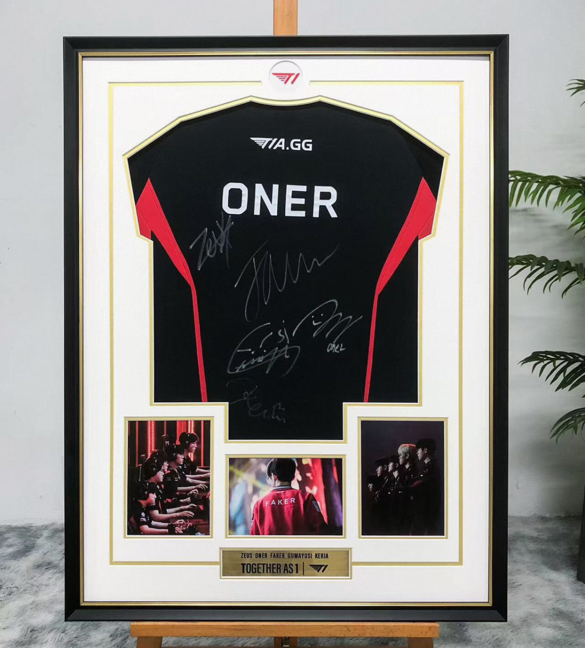 T-shirt Sentimental Item with Personalized Custom Design Framed