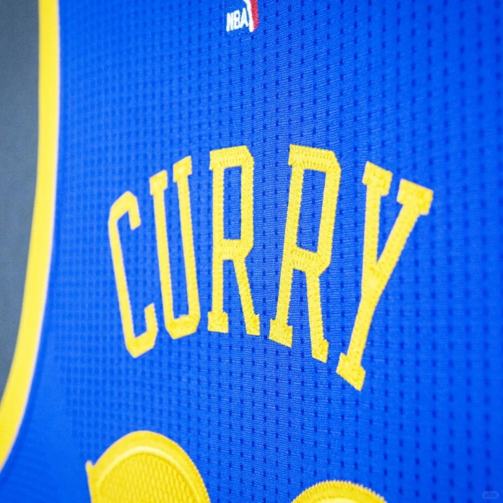 Golden State Warriors Stephen Curry Autographed Jersey with Standard Design Framed000021