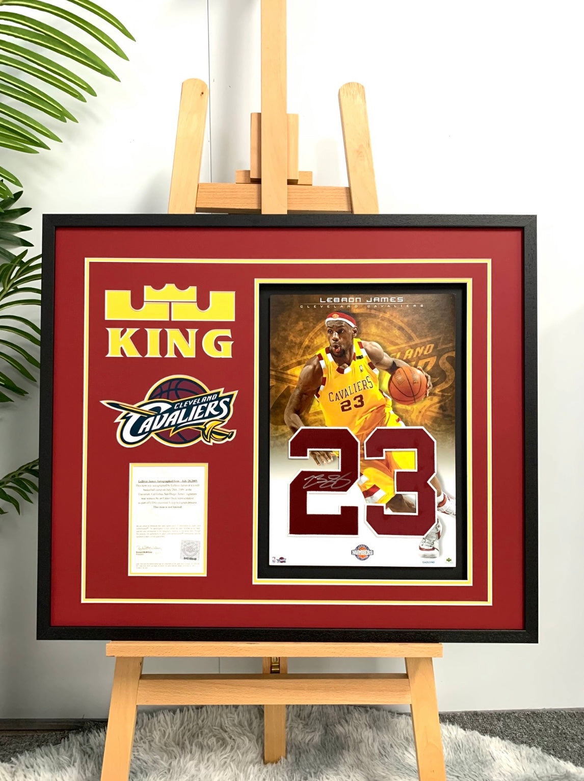 LeBron James Custom Framed Poster