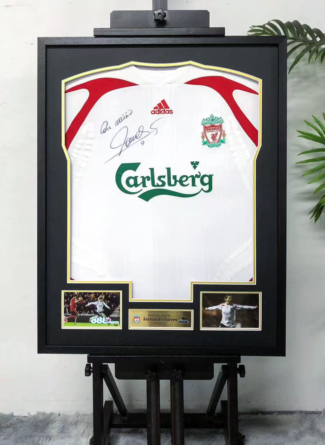 Liverpool FC Autographed Jersey Custom Framed