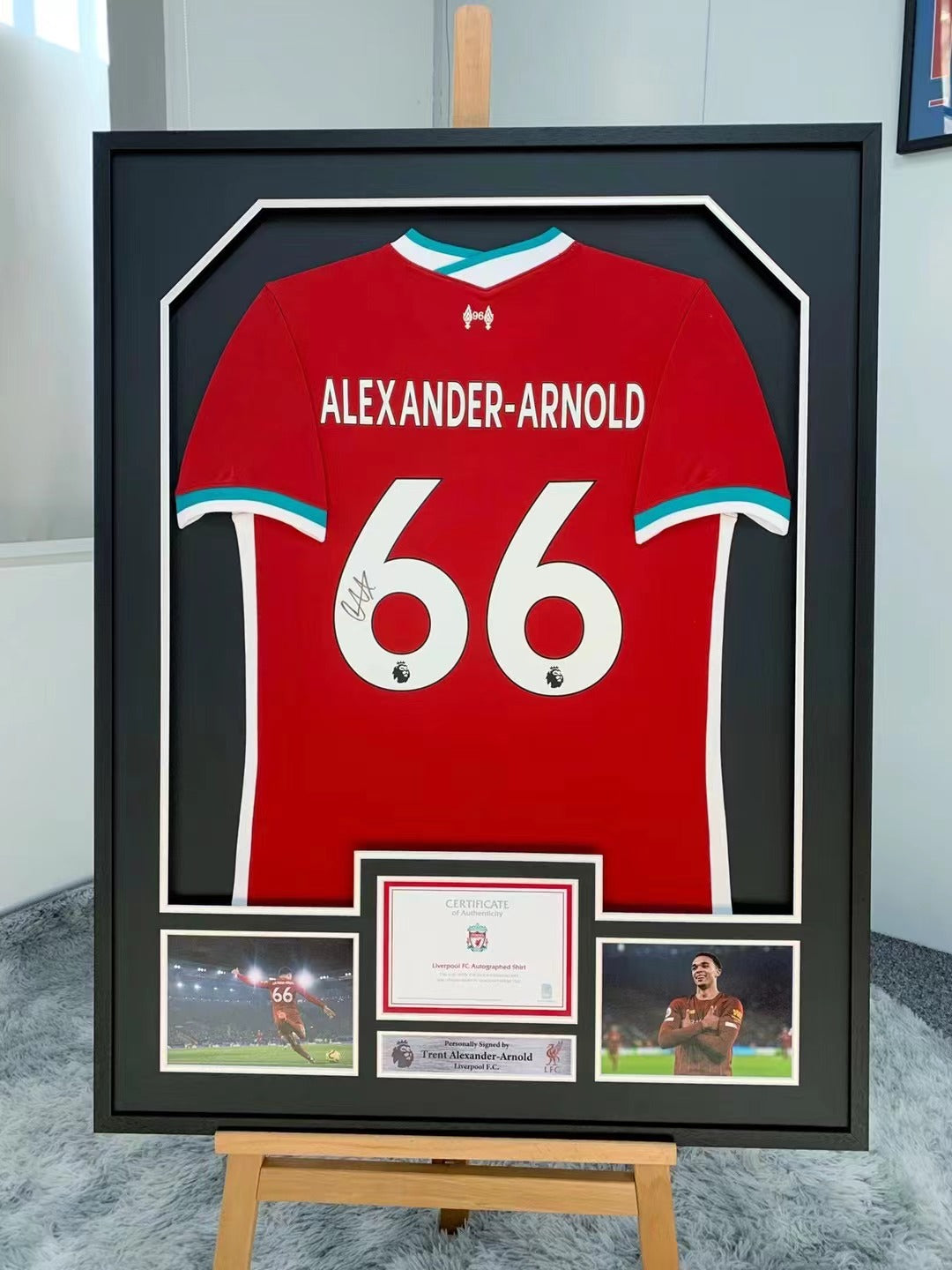 Trent Alexander-Arnold Liverpool Football Club Signed Jersey Framing
