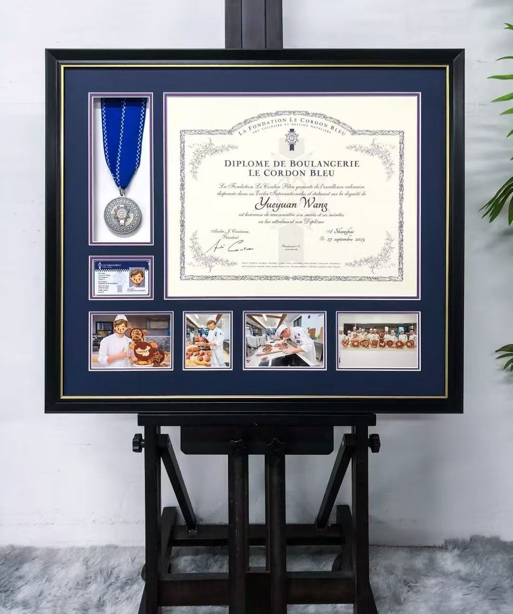 Certificate custom framing