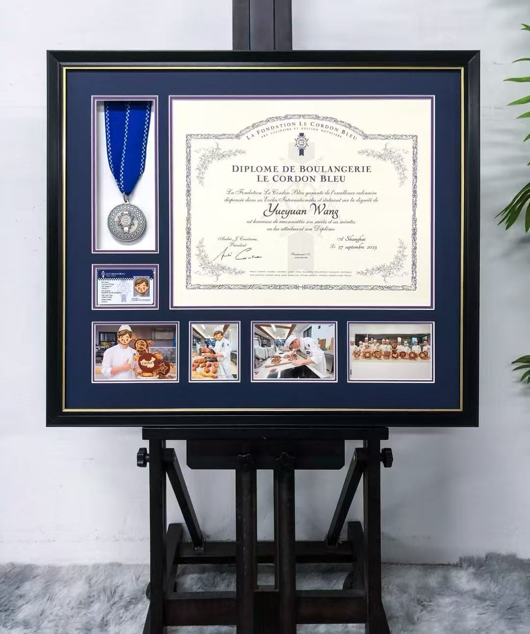Certificate custom framing