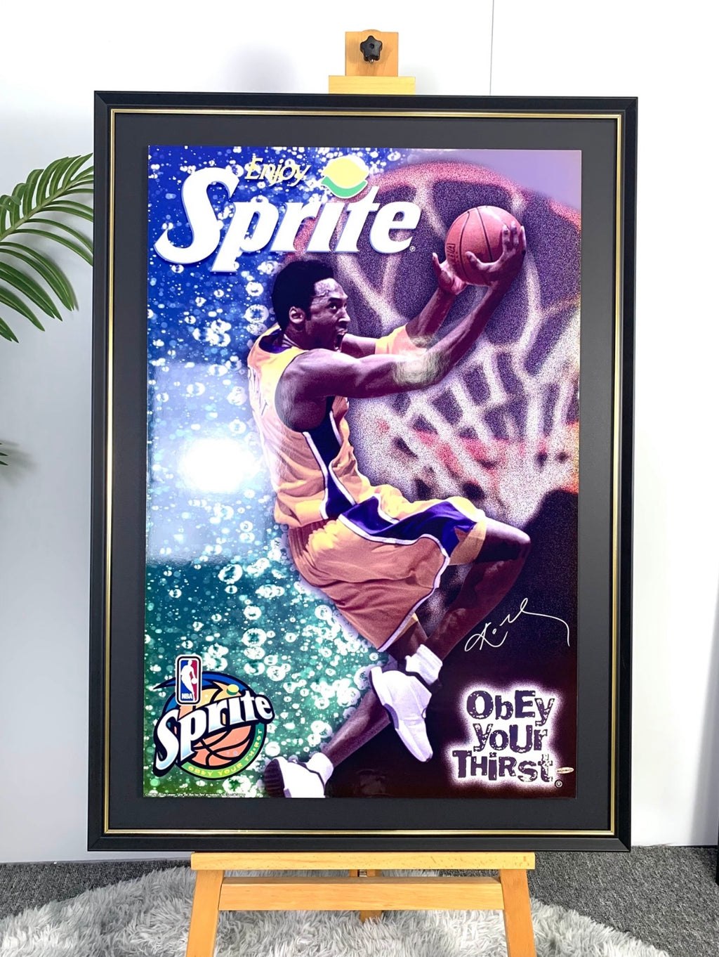 Kobe Bryant Custom Framed Poster