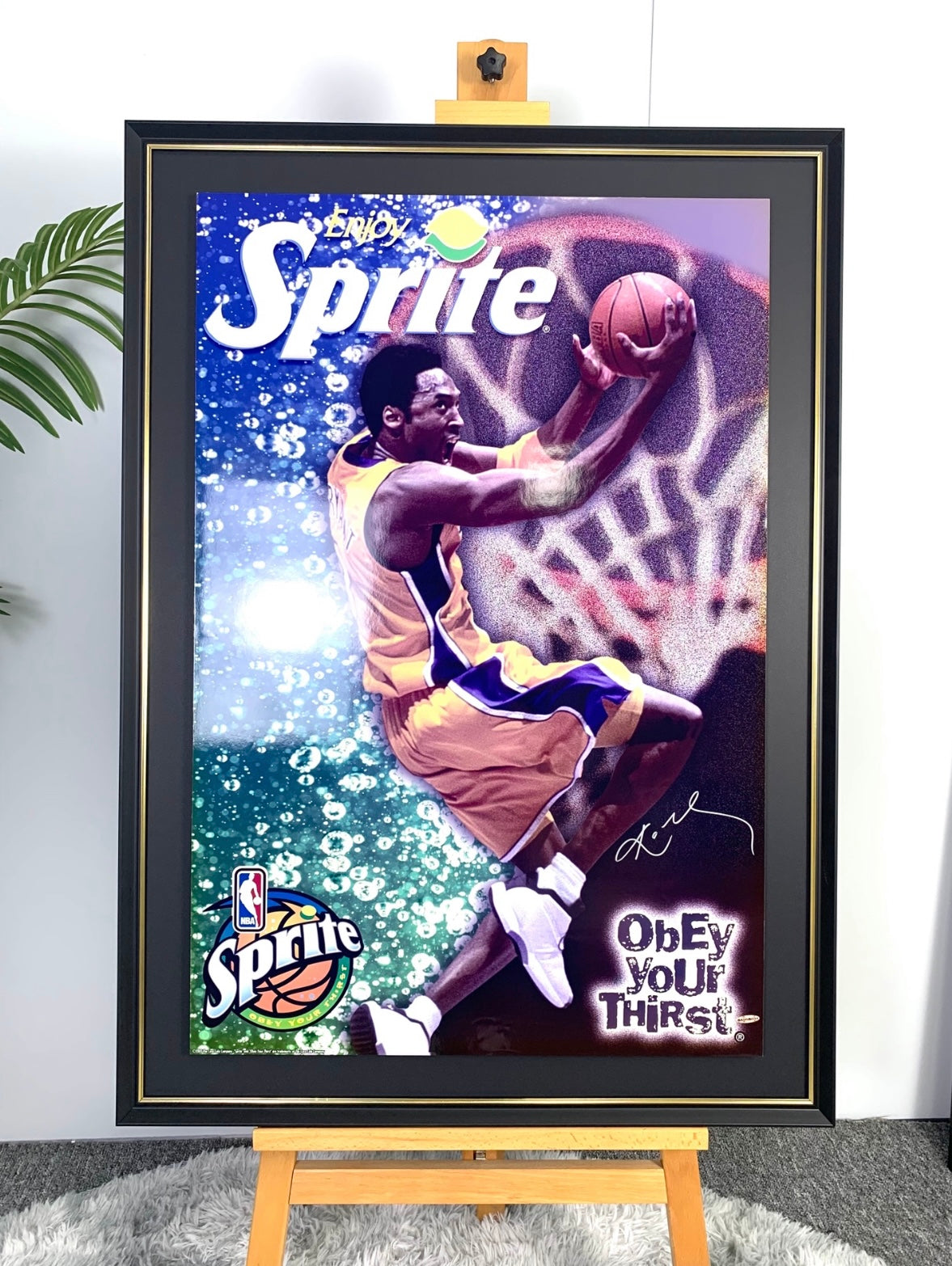 Kobe Bryant Custom Framed Poster