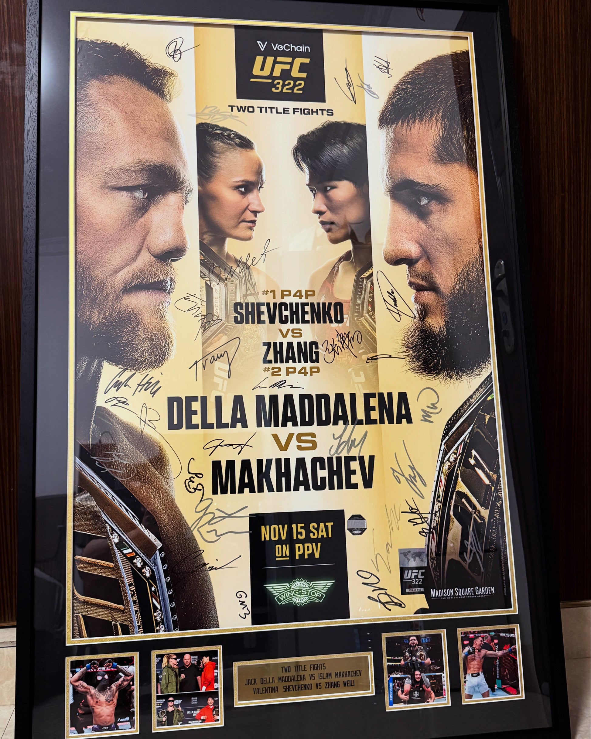 UFC Poster Custom Framing