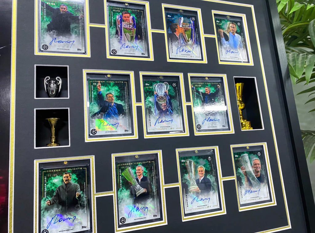 José Mourinho Autographed Trading Card | Personalized Framed Keepsake