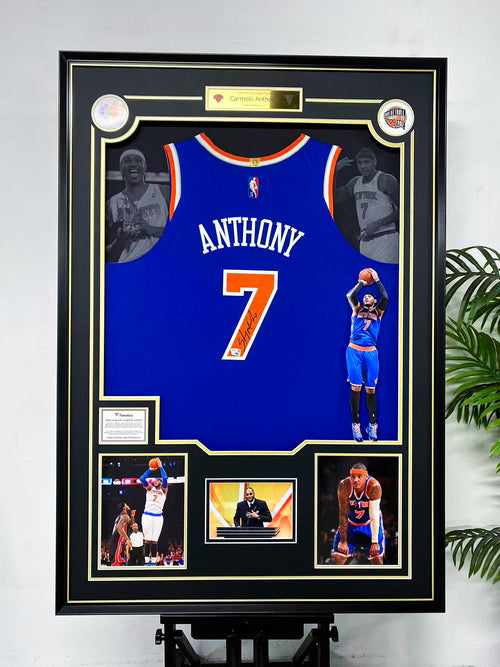 Carmelo Anthony New York Knicks Jersey Framing