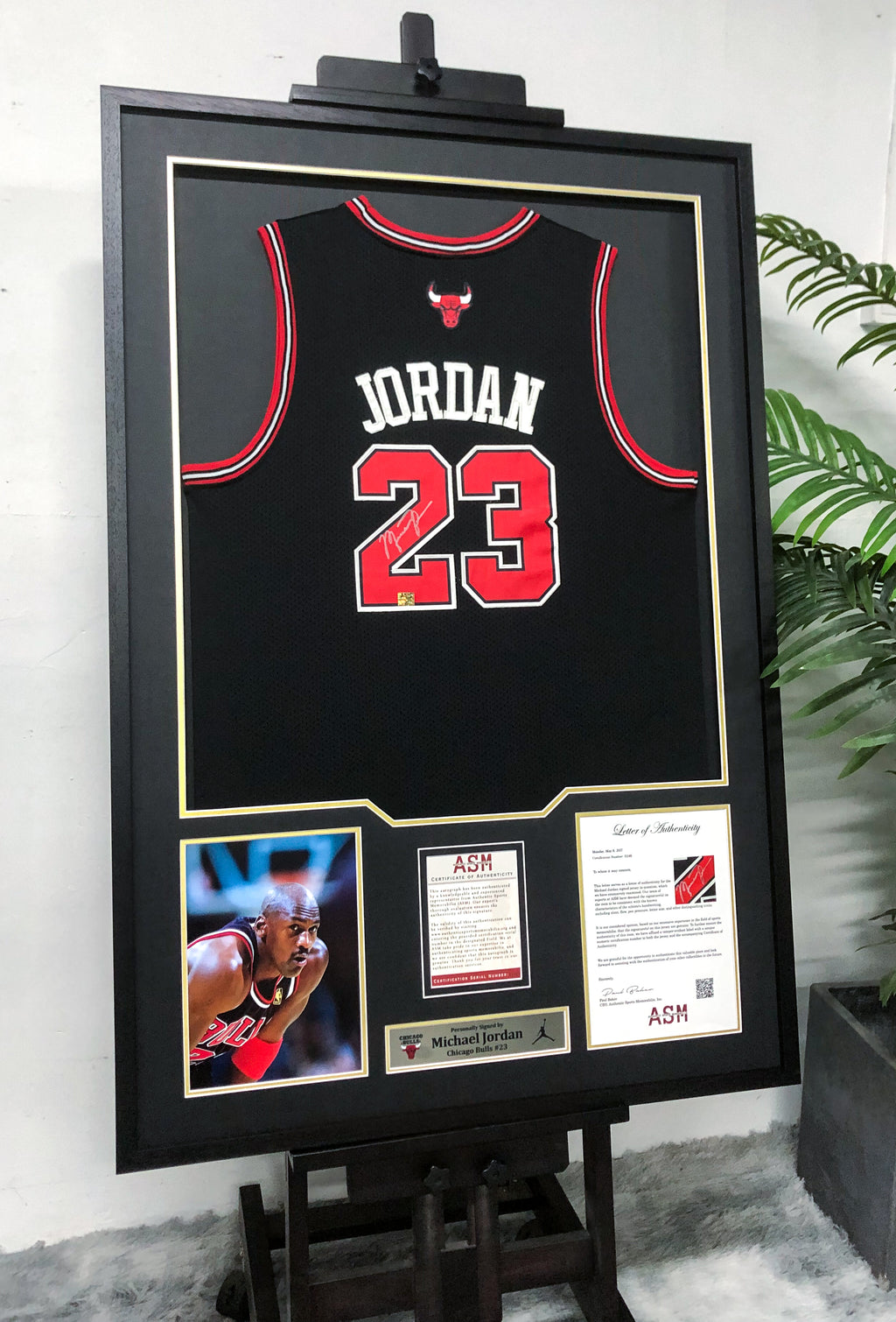 Michael Jordan Chicago Bulls Jersey Framing