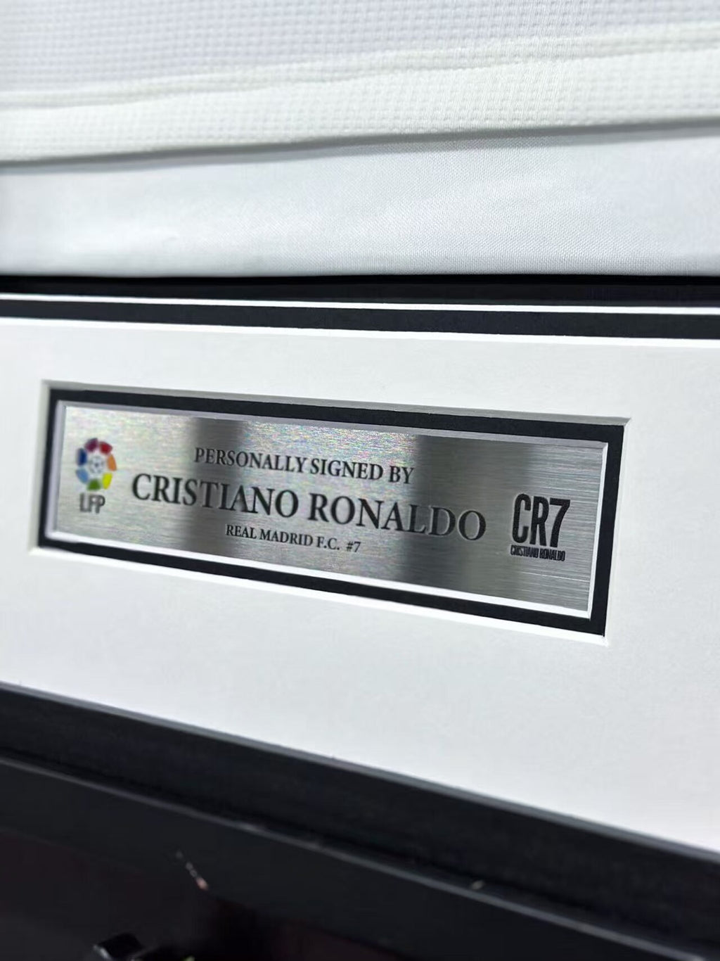 Cristiano Ronaldo Real Madrid CF Autographed Custom Framed Jersey