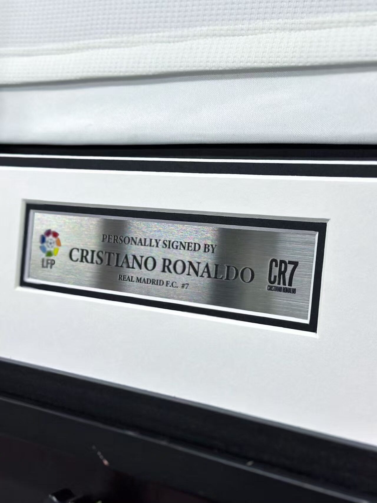 Cristiano Ronaldo Real Madrid CF Autographed Custom Framed Jersey