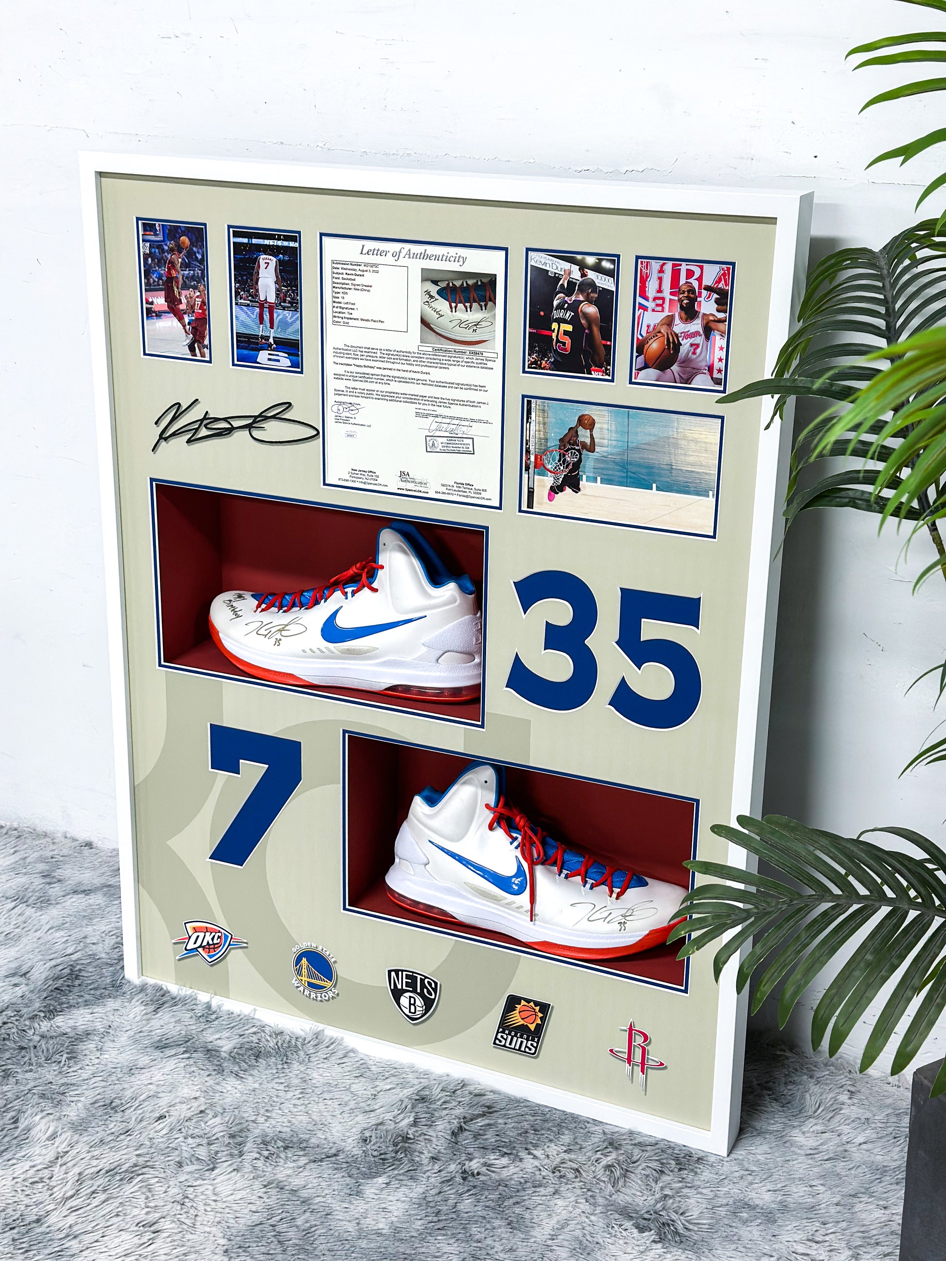 Kevin Durant Sneakers Custom Framing