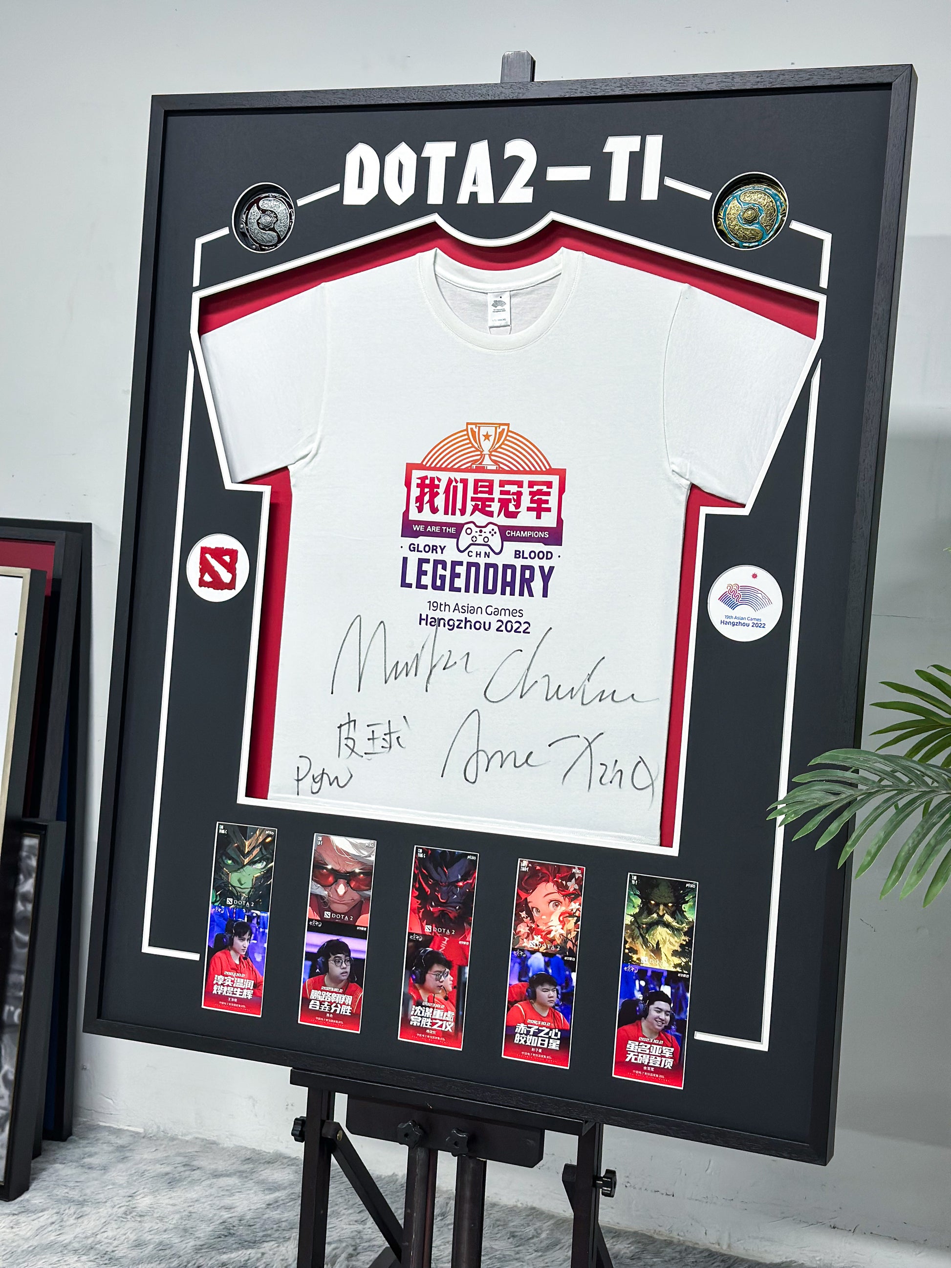 DOTA2 Custom T-Shirt Custom Framing