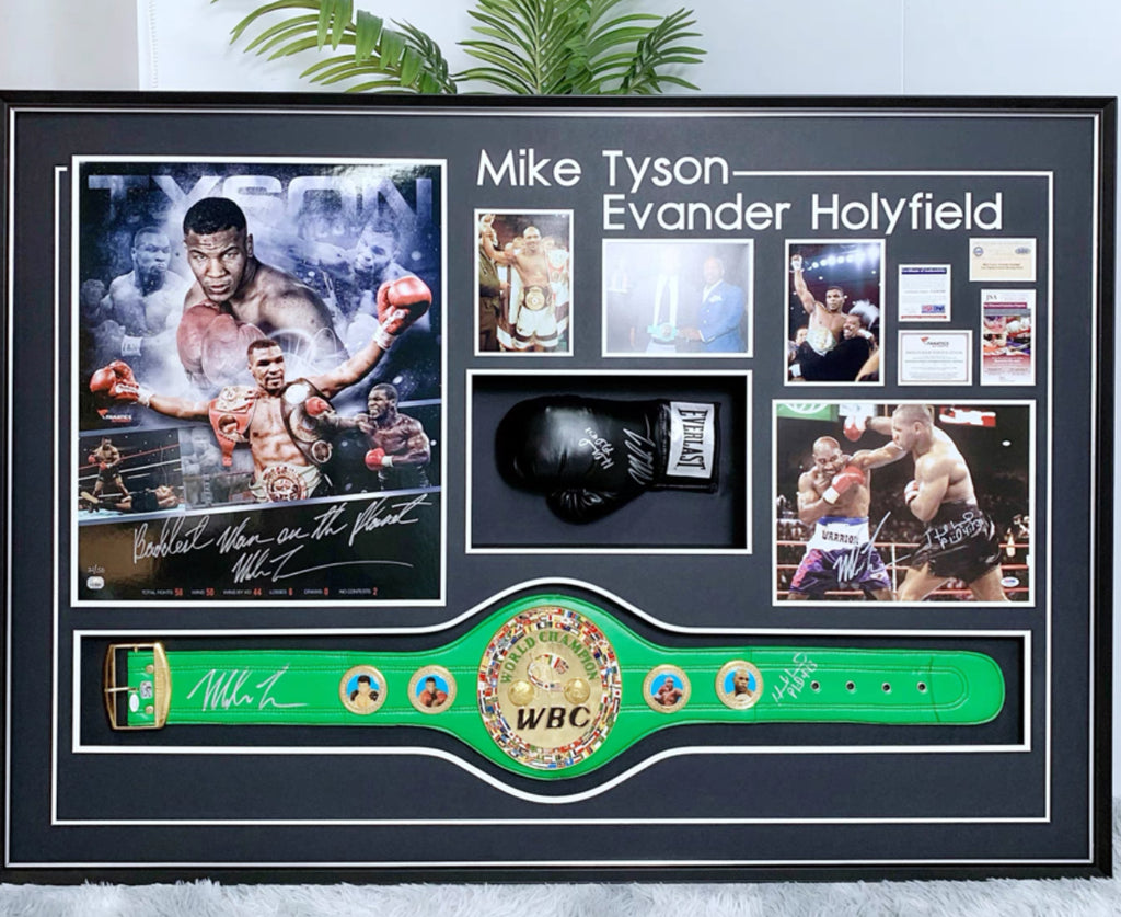 Tyson Autographed Memorabilia | Personalized Framed Keepsake