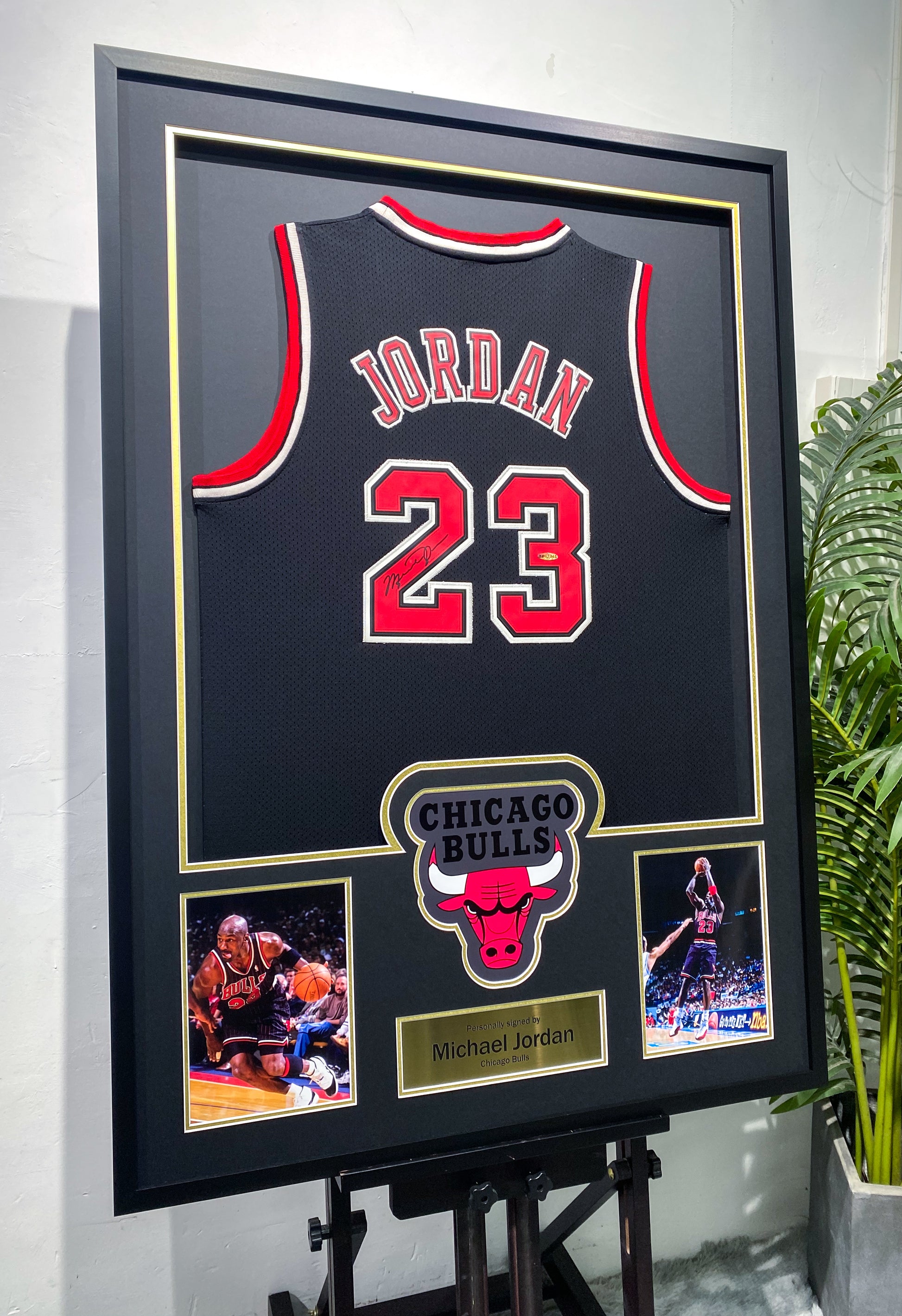 Michael Jordan Chicago Bulls Jersey Framing | Bespoke Autograph Memorabilia Display