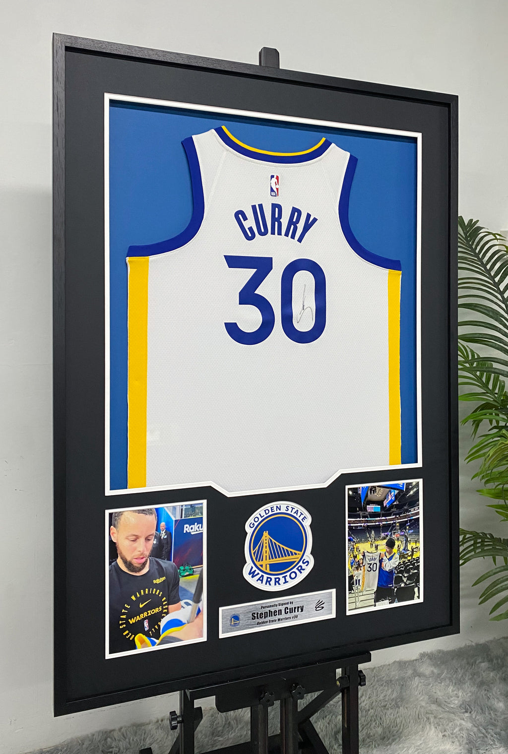 Stephen Curry Golden State Warriors Jersey Framing
