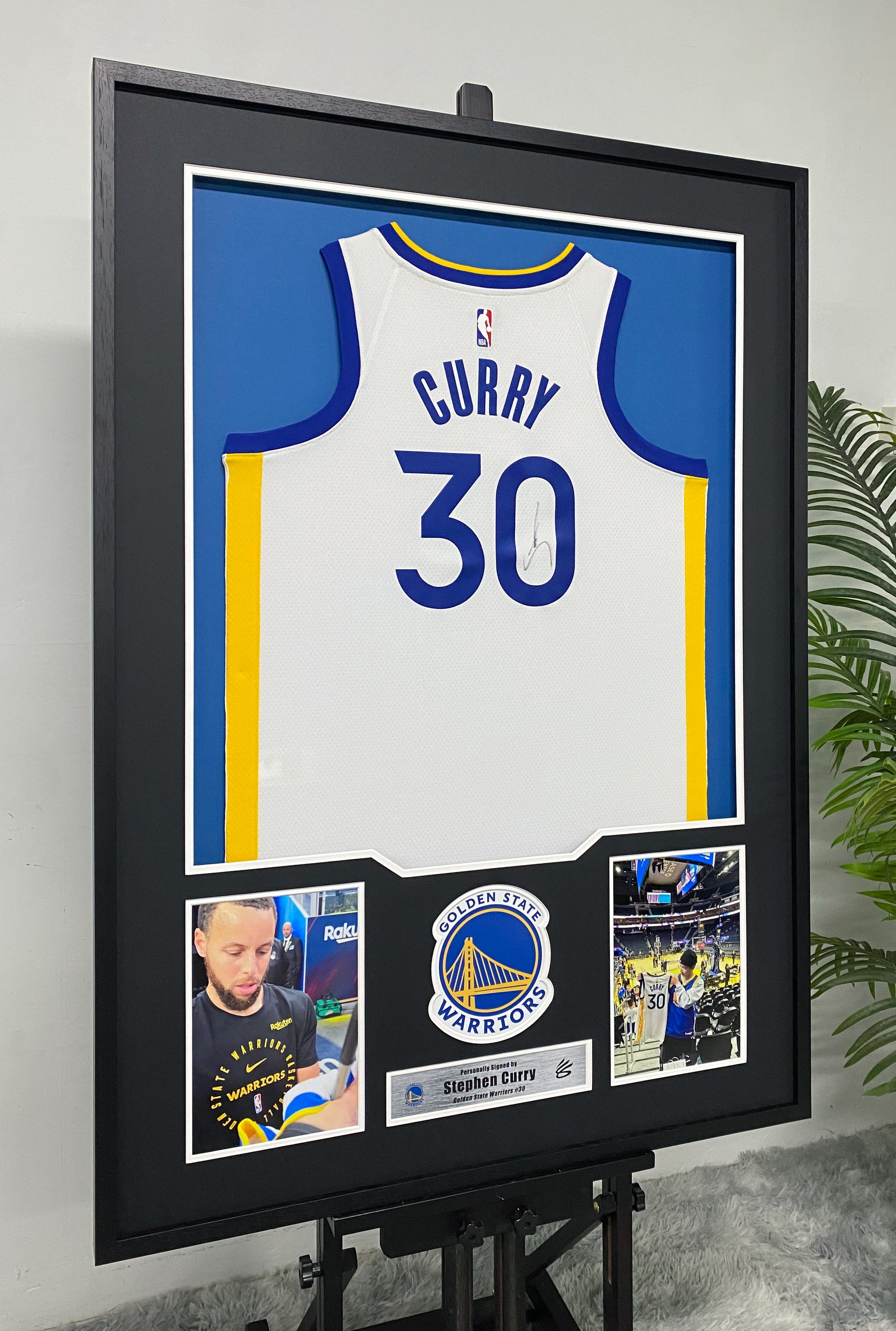 Stephen Curry Golden State Warriors Jersey Framing