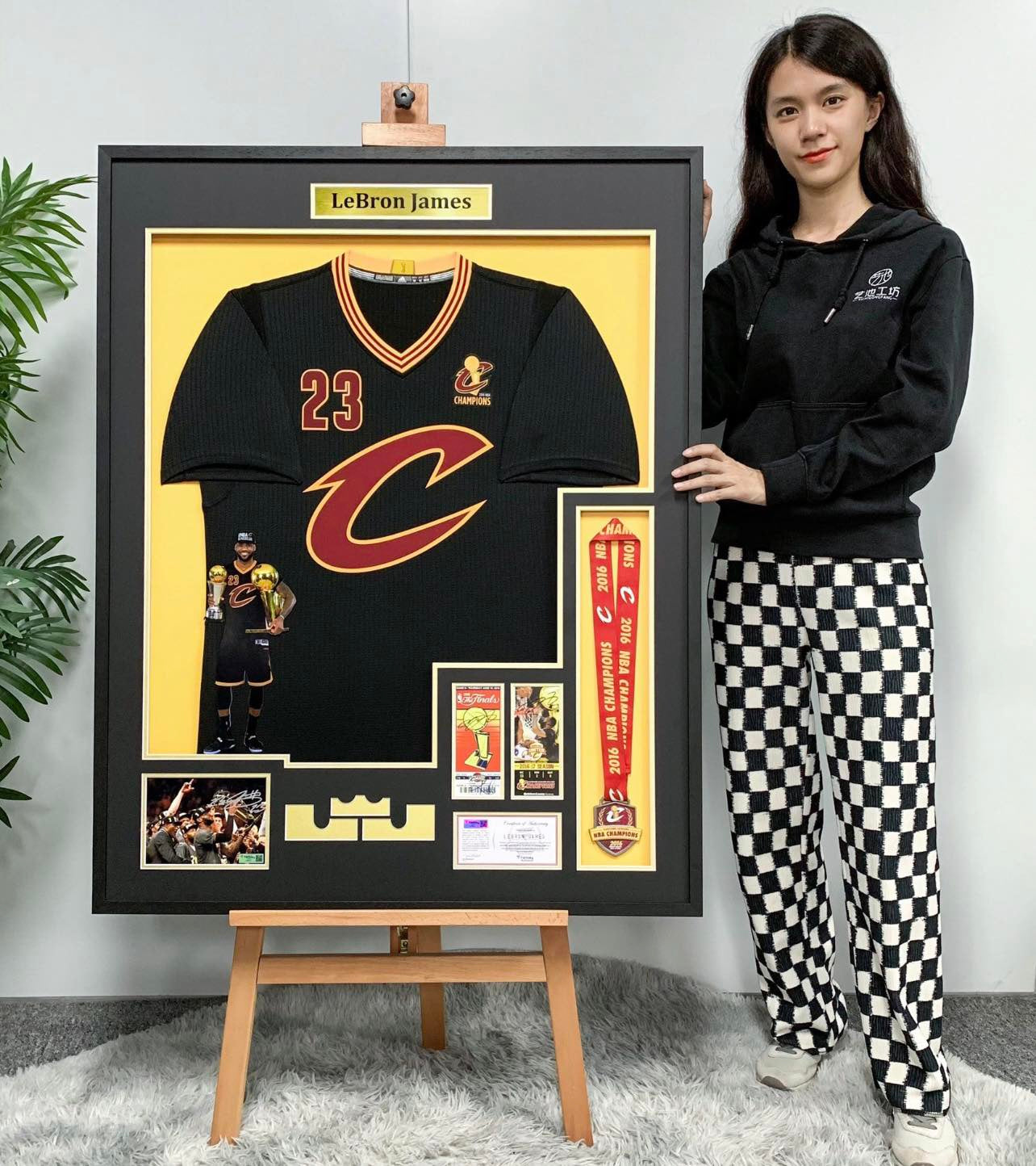 LeBron James Cavaliers Autographed Jersey Framing | Premium Memorabilia Display Case Study