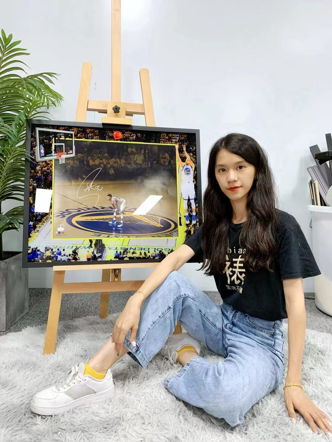 Stephen Curry Custom Framed Poster