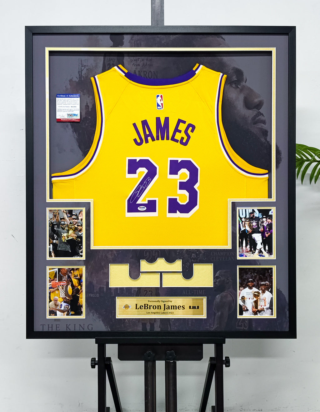 LeBron James Los Angeles Lakers Jersey Framing