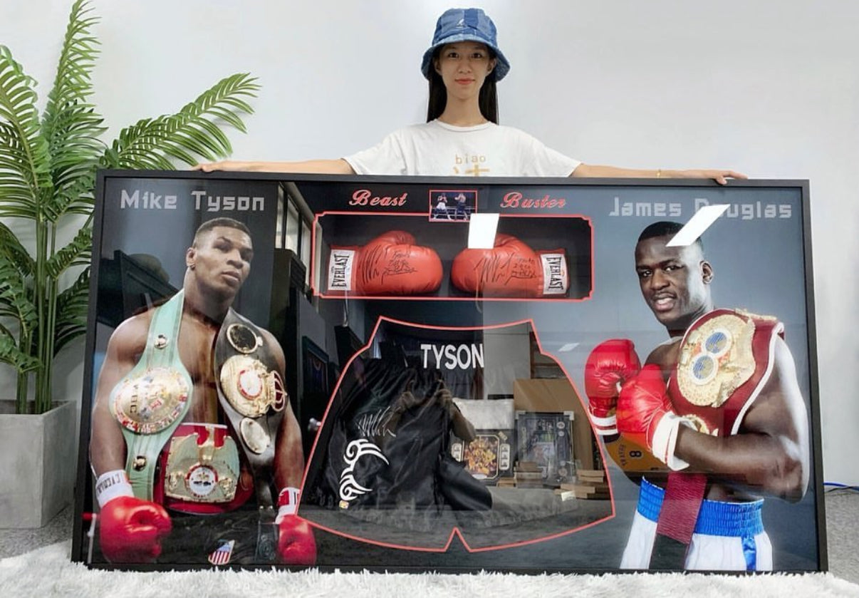 Mike Tyson Sentimental Item Custom Framed