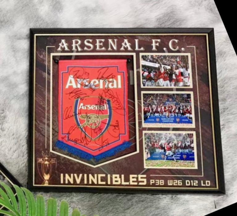 The Arsenal Football Club Sentimental Item with Personalized Custom Design Framed