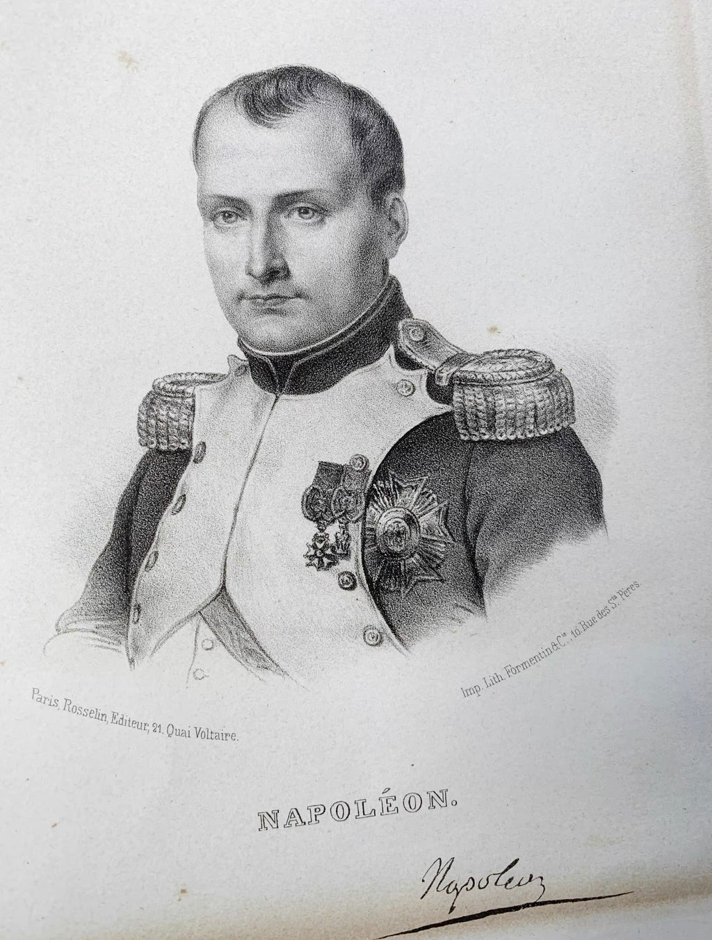 Napoleon Collectible Item Custom Framed