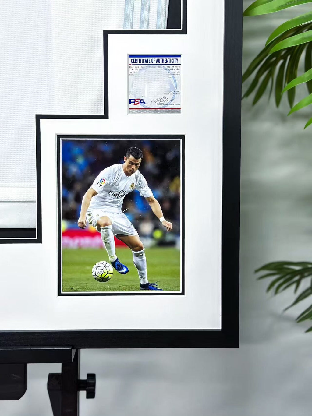 Cristiano Ronaldo Real Madrid CF Autographed Custom Framed Jersey