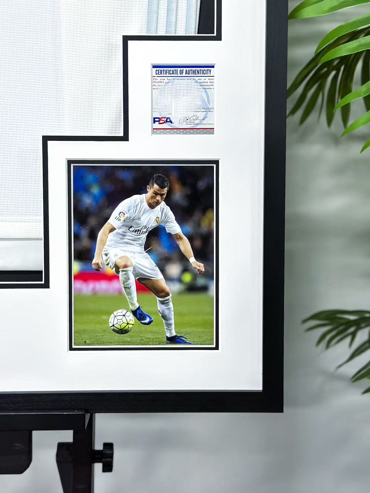 Cristiano Ronaldo Real Madrid CF Autographed Custom Framed Jersey