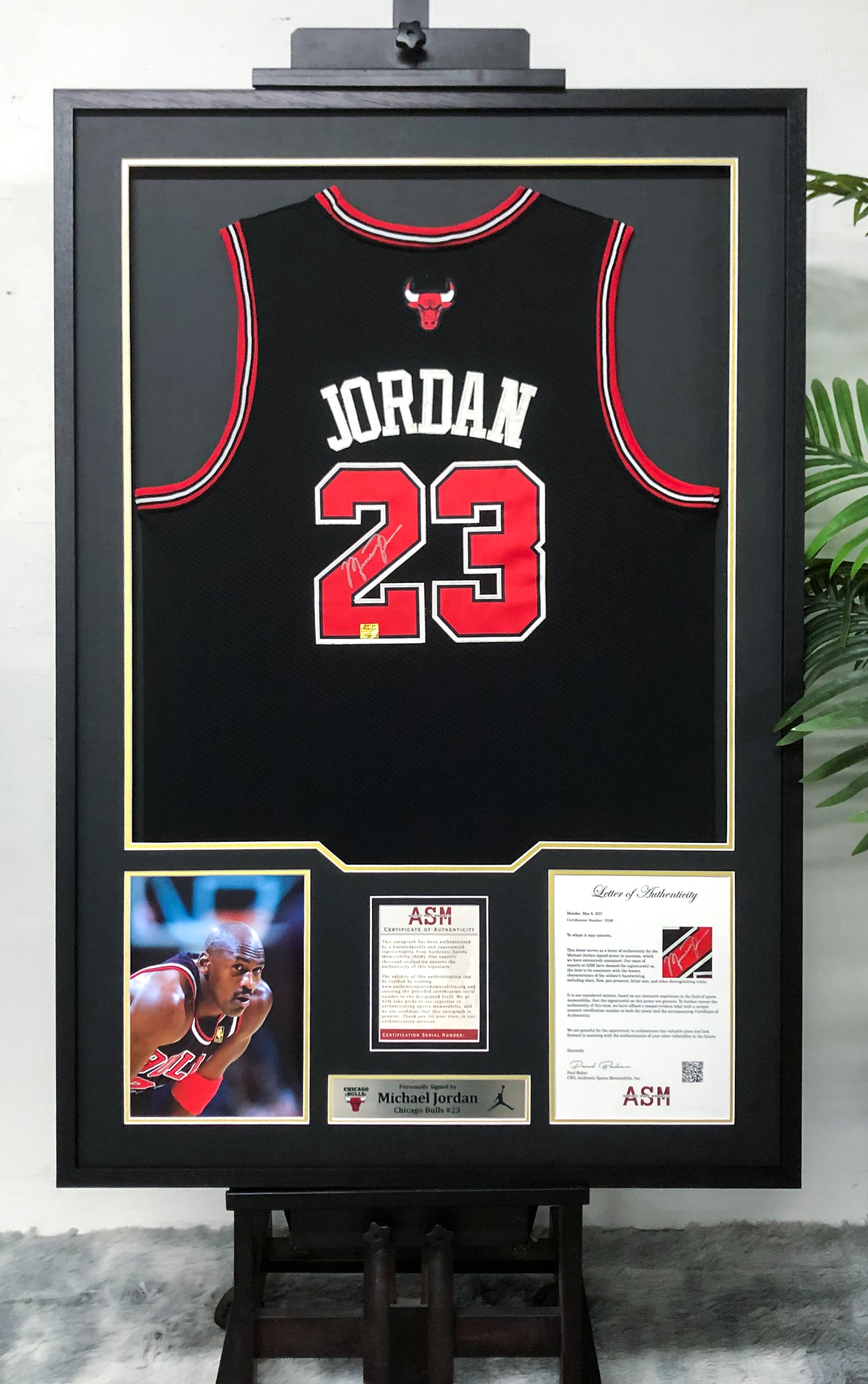 Michael Jordan Chicago Bulls Jersey Framing
