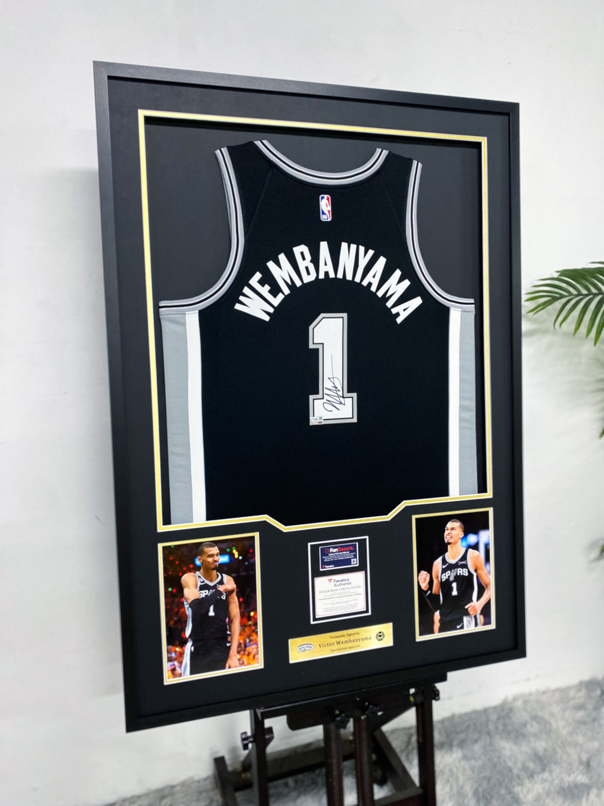 Victor Wembanyama San Antonio Spurs Jersey Framing