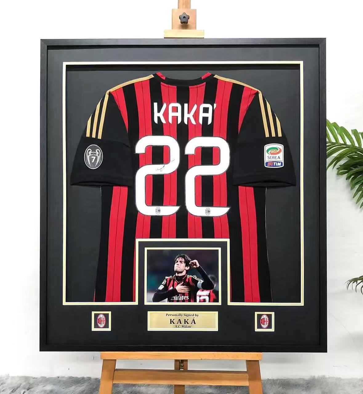 KAKA A.C. Milan Jersey Framing