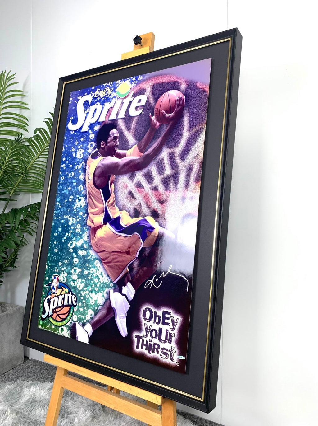 Kobe Bryant Custom Framed Poster