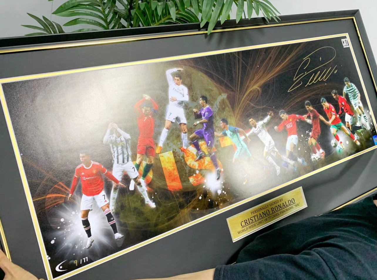Cristiano Ronaldo Custom Framed Poster