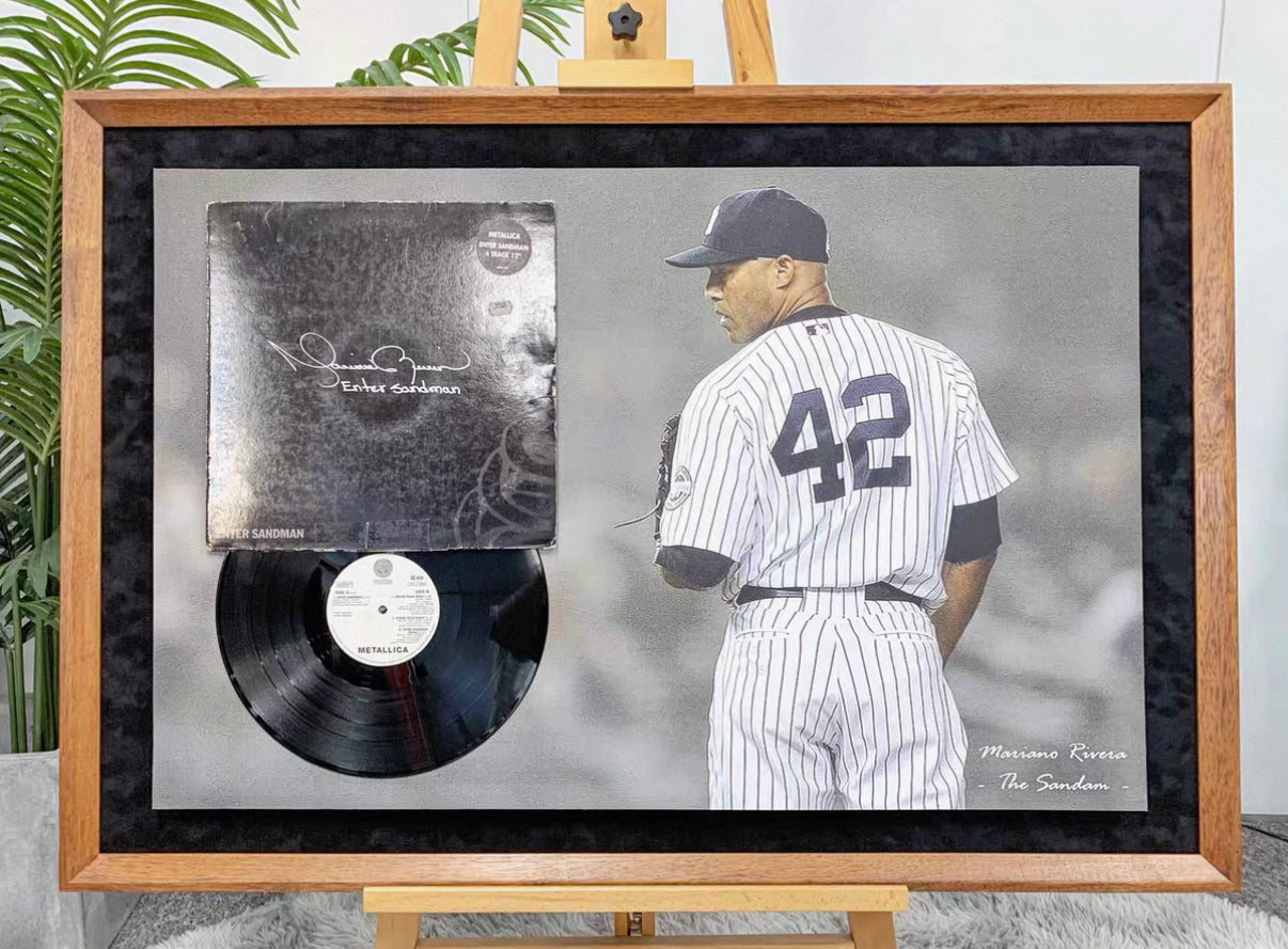 vinyl records custom framing