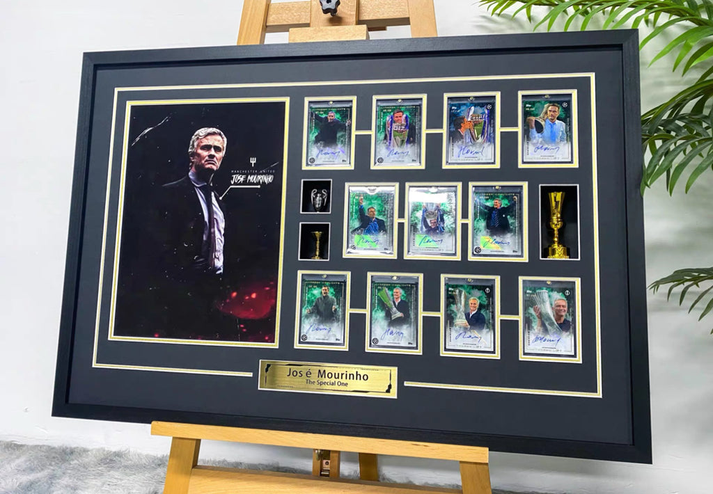 José Mourinho Autographed Trading Card | Personalized Framed Keepsake