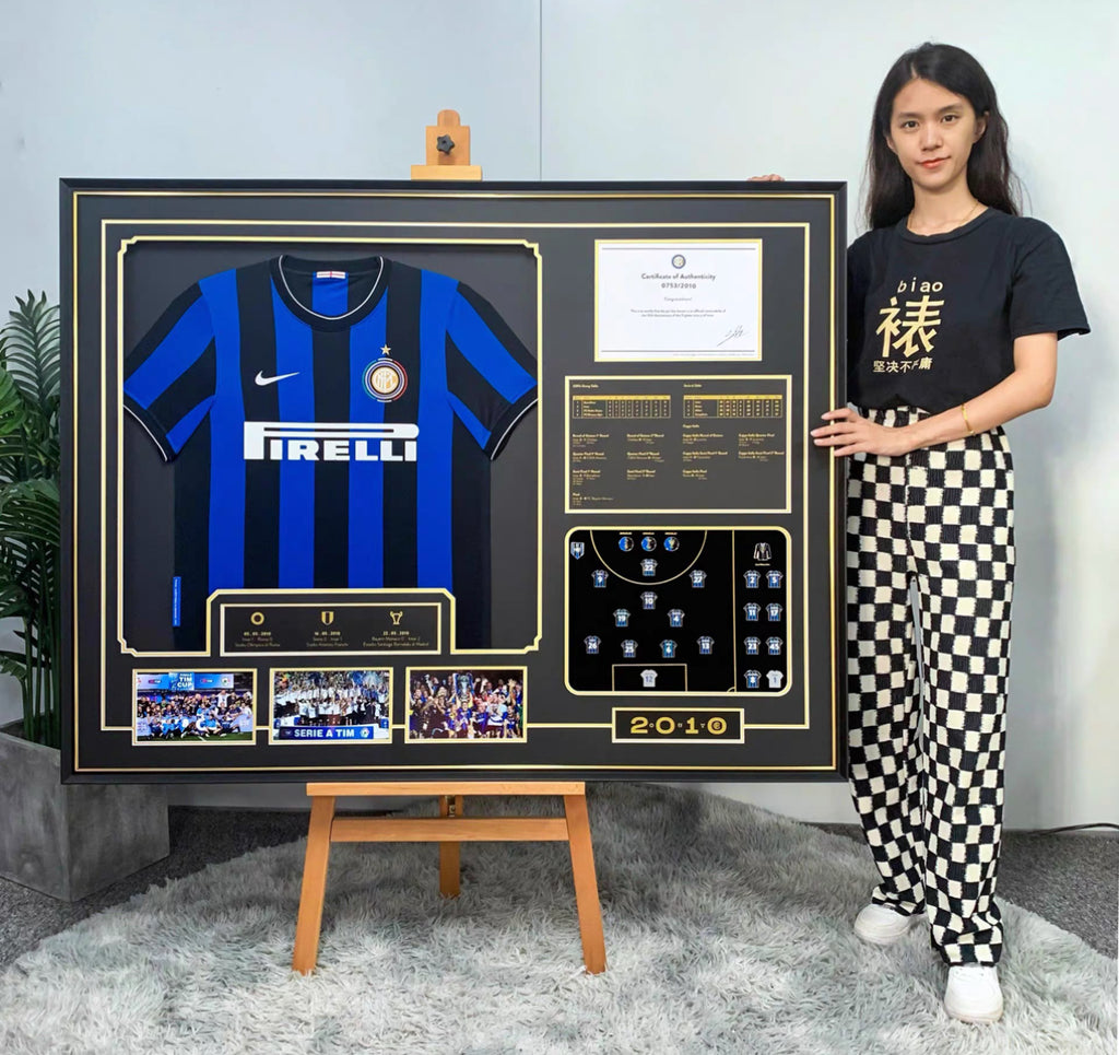 Inter Milan Jersey – Autographed Custom Framing