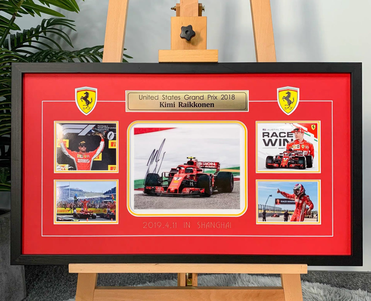 Kimi Gloves Custom Framed