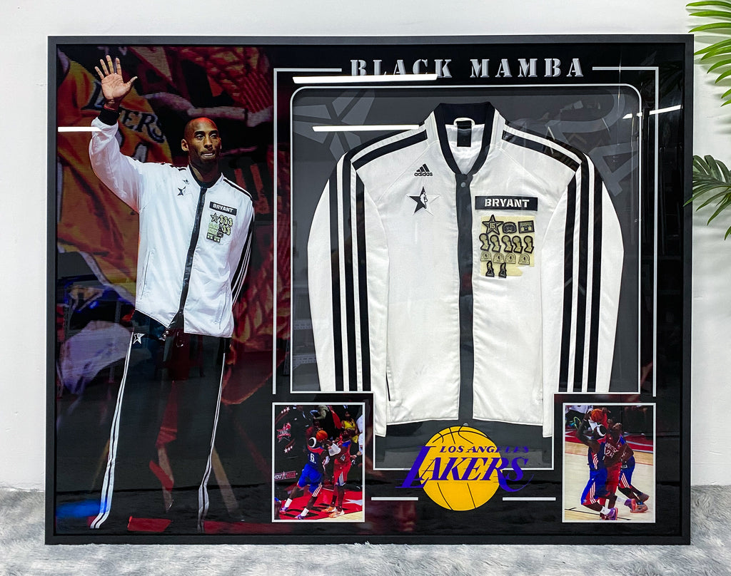 Kobe Bryant Los Angeles Lakers Autographed Jersey Framed