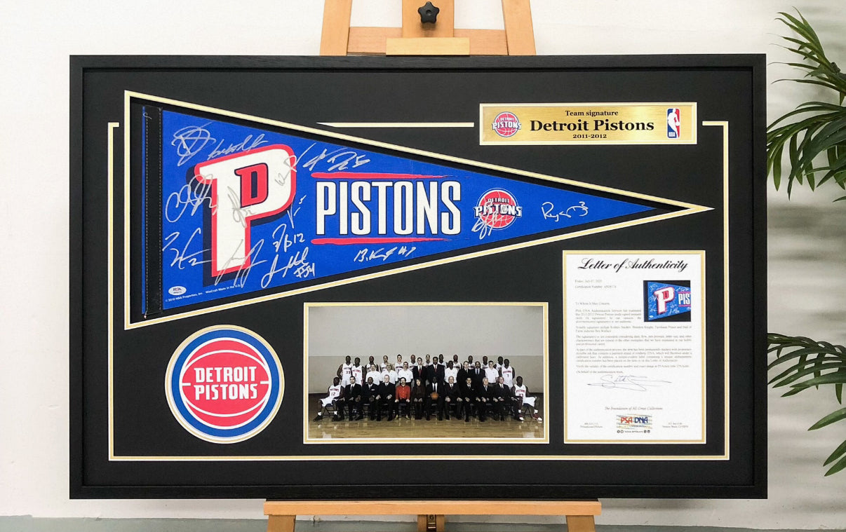 Custom Framed Team Flag