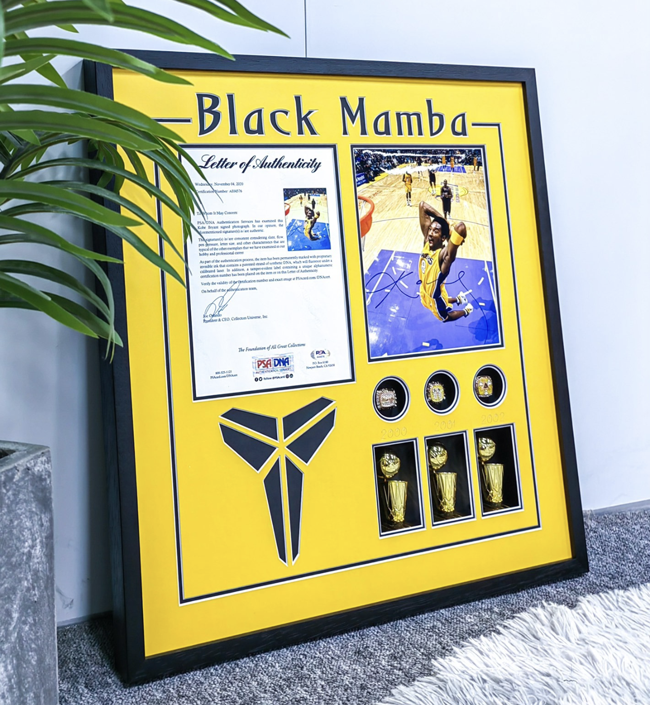 Kobe Bryant Custom Framed Poster