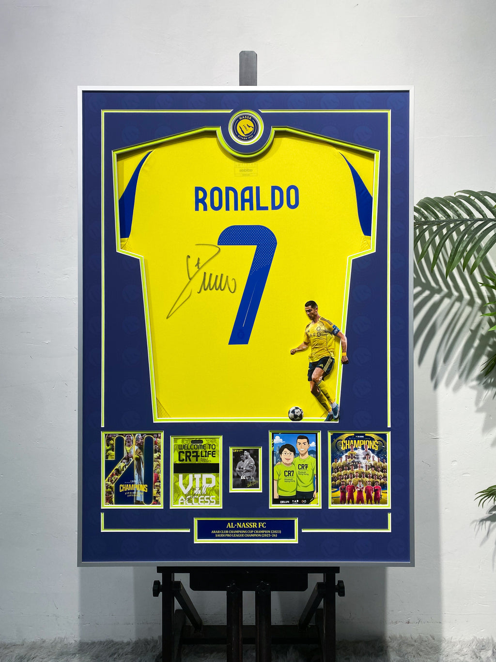 Ronaldo Al‑Nassr #7 Jersey Framing