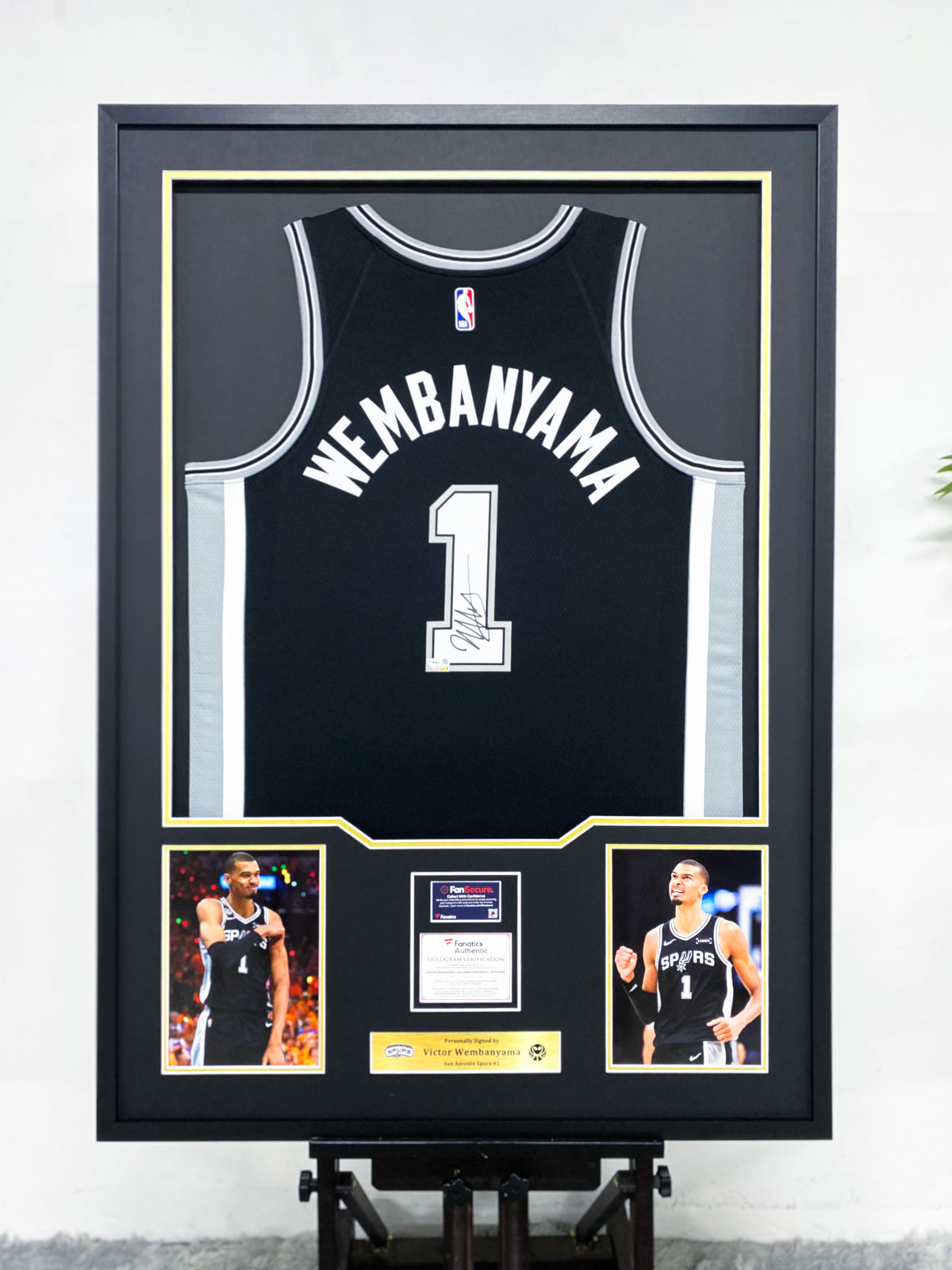Victor Wembanyama San Antonio Spurs Jersey Framing