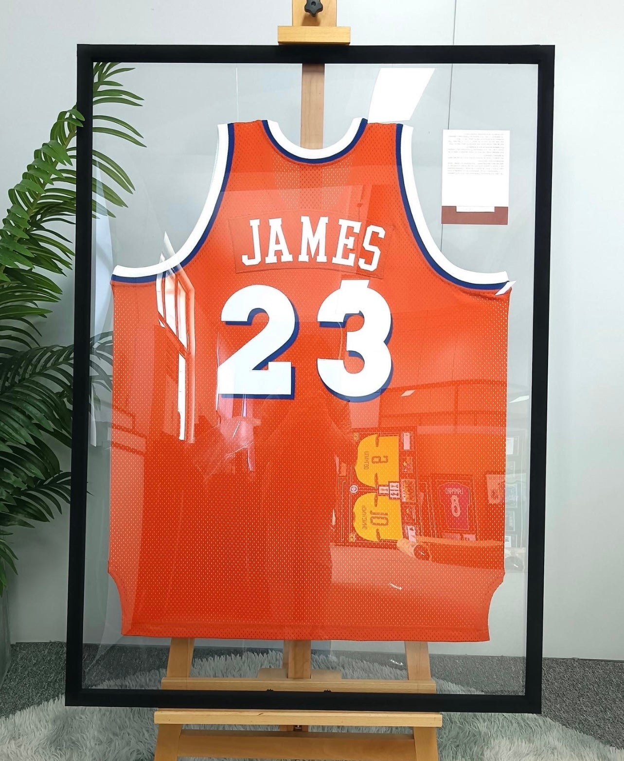 Cleveland Cavaliers LeBron James Autographed Framed Jersey