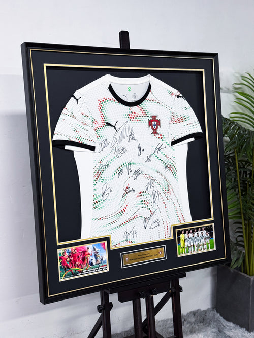 Portugal National Football Team Team‑Signed Jersey Framing
