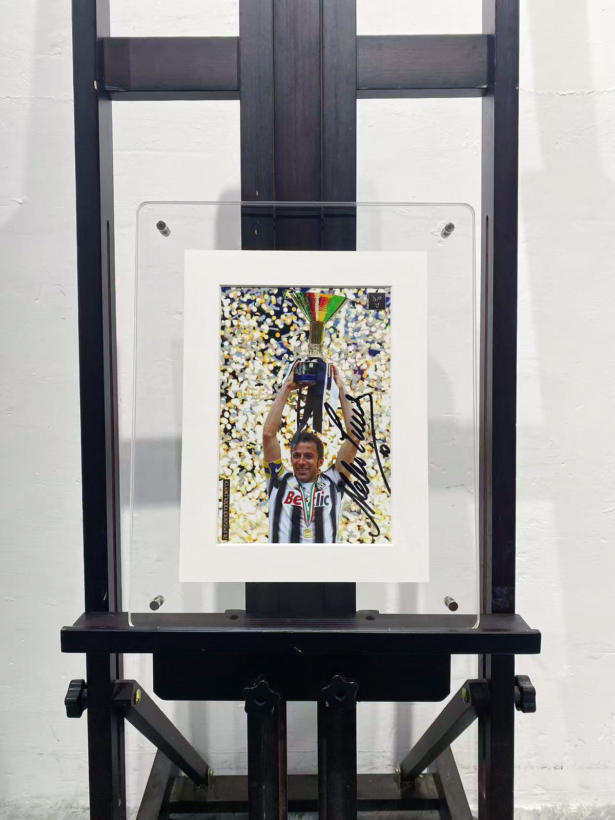 Alessandro Del Piero Autographed Photo Acrylic Display Frame