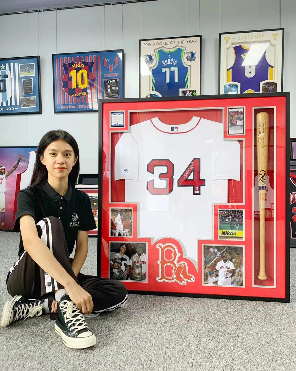 Boston Red Sox Jersey Framing