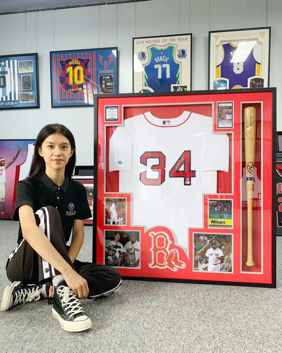 Boston Red Sox Jersey Framing