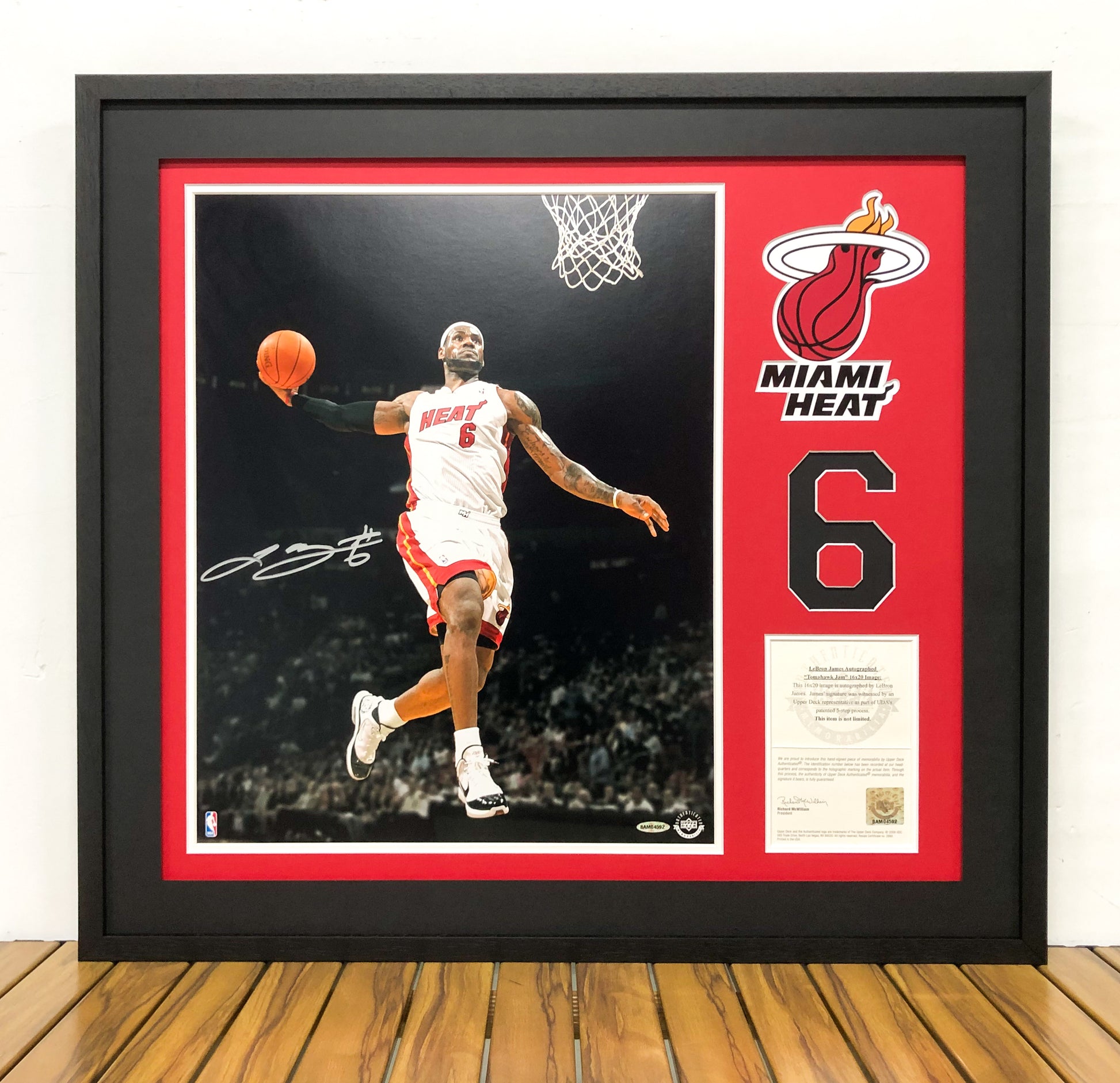 LeBron James Custom Framed Poster