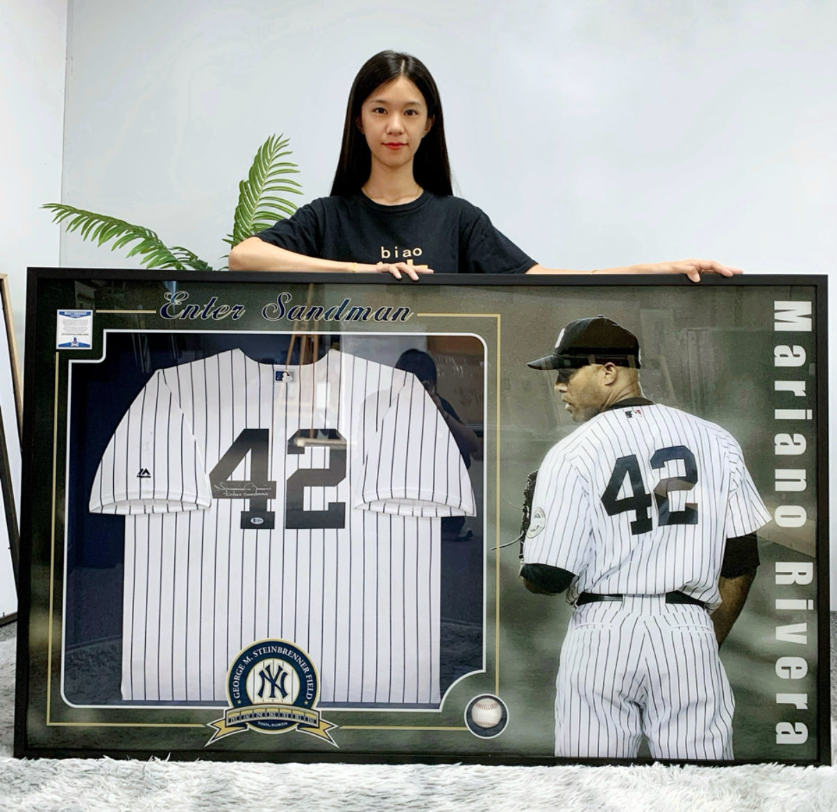 Mariano Rivera New York Yankees Jersey – Autographed Custom Framing